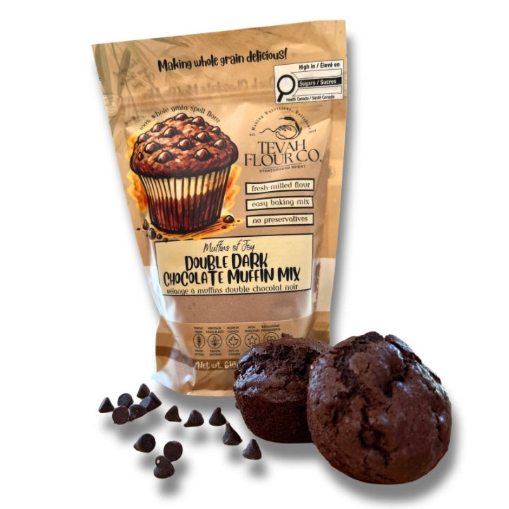 Muffins of Joy - Double dark chocolate - Muffin Mix