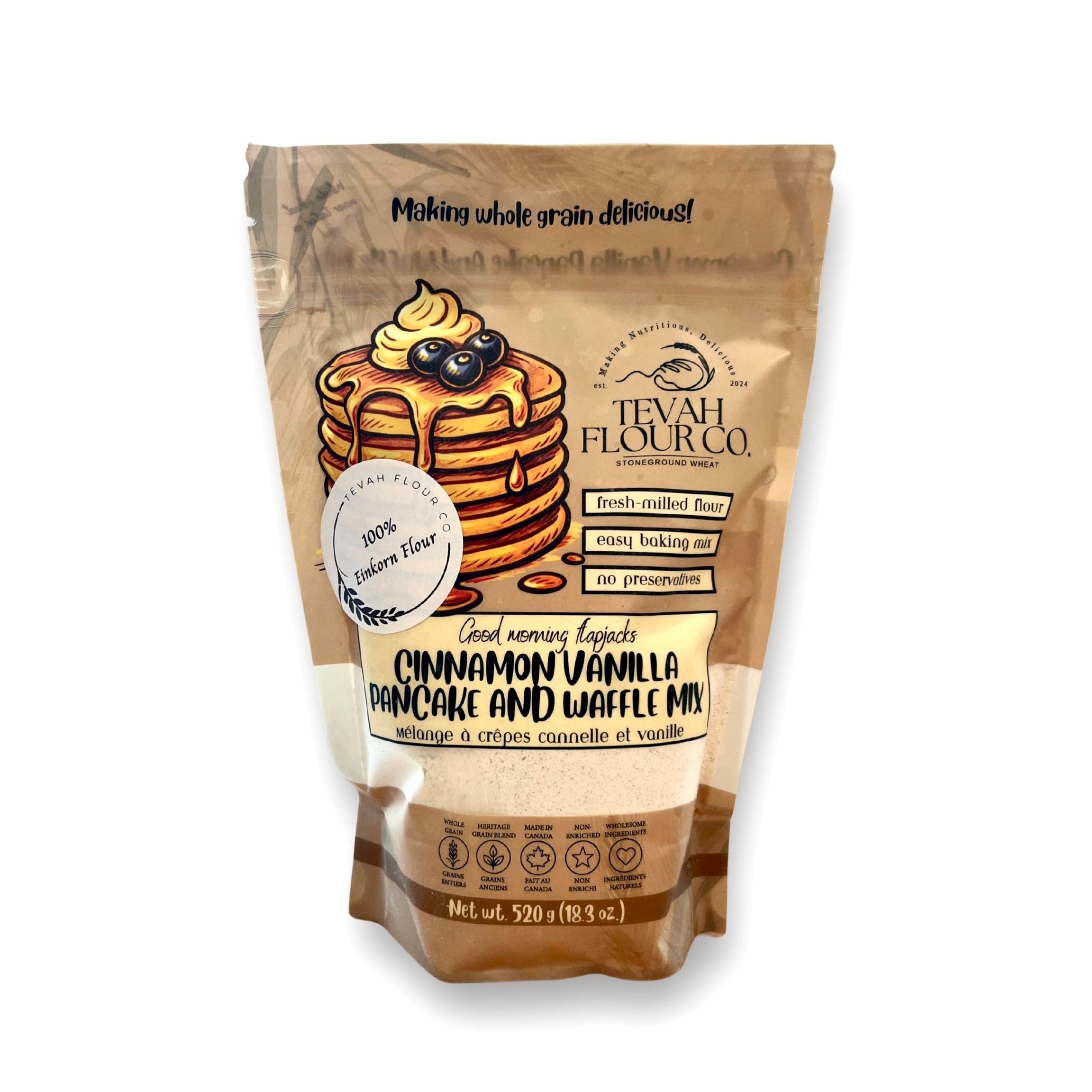 Limited edition Einkorn Pancake and Waffle Mix