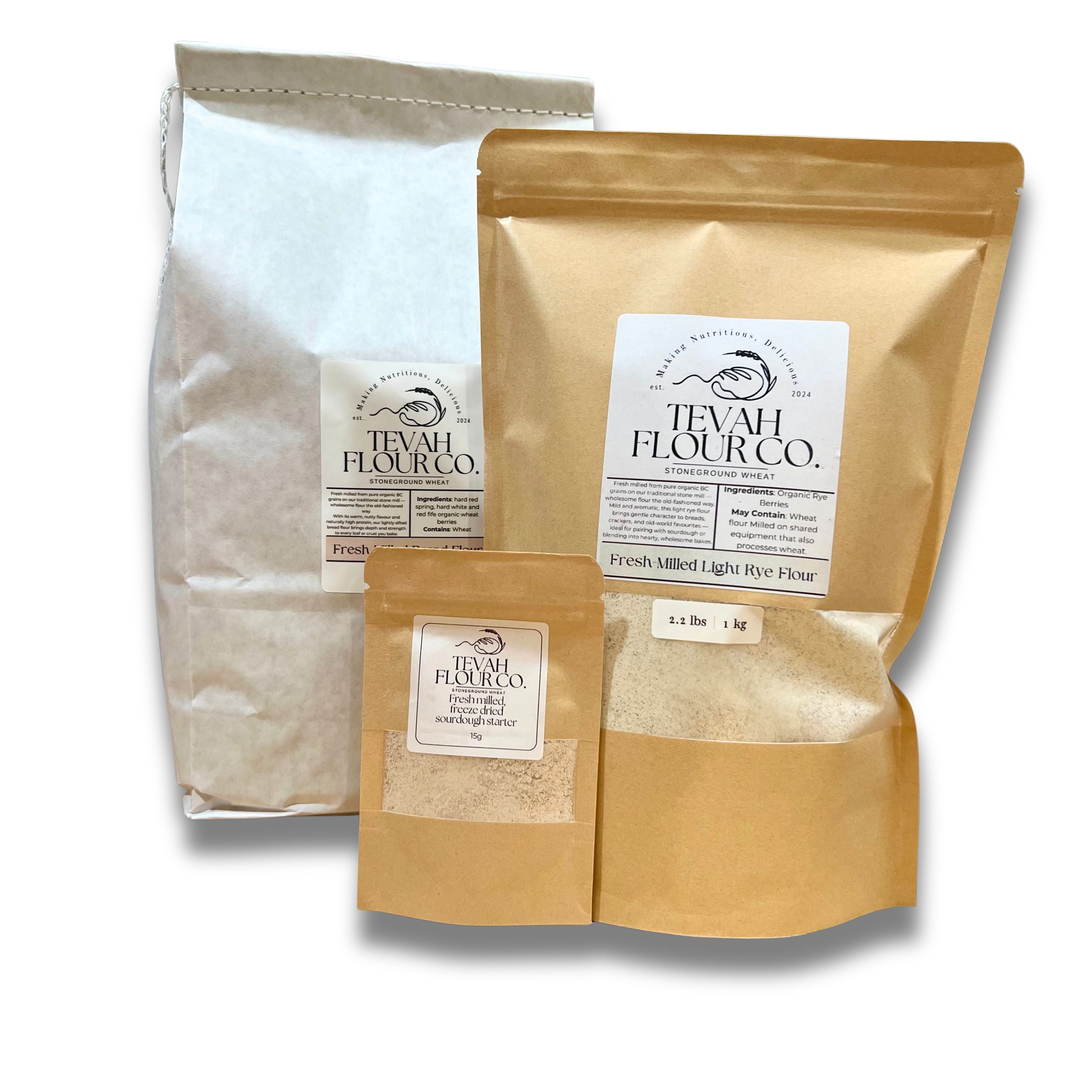 Fresh Milled Sourdough Bread starter combo