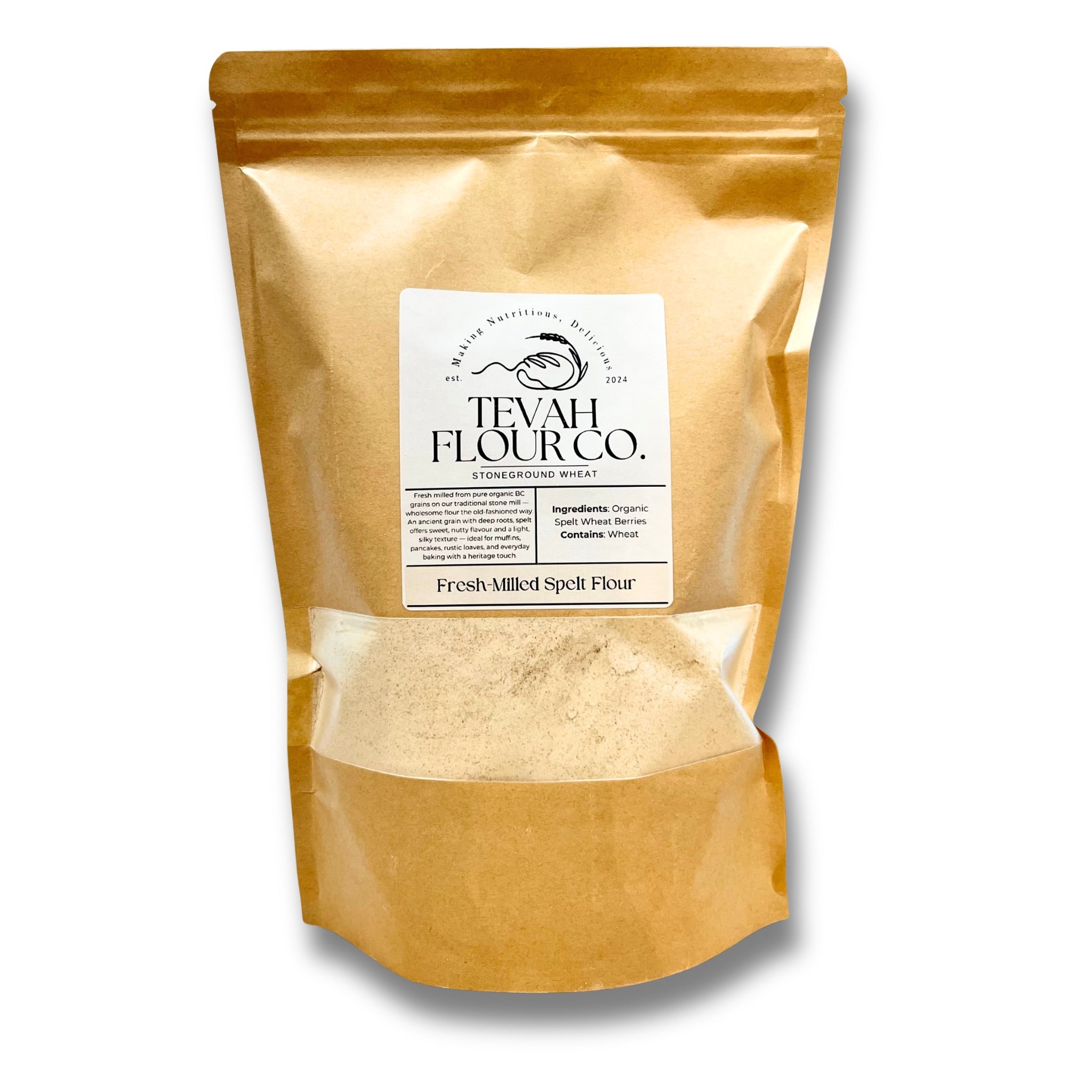 Fresh Milled Spelt Flour